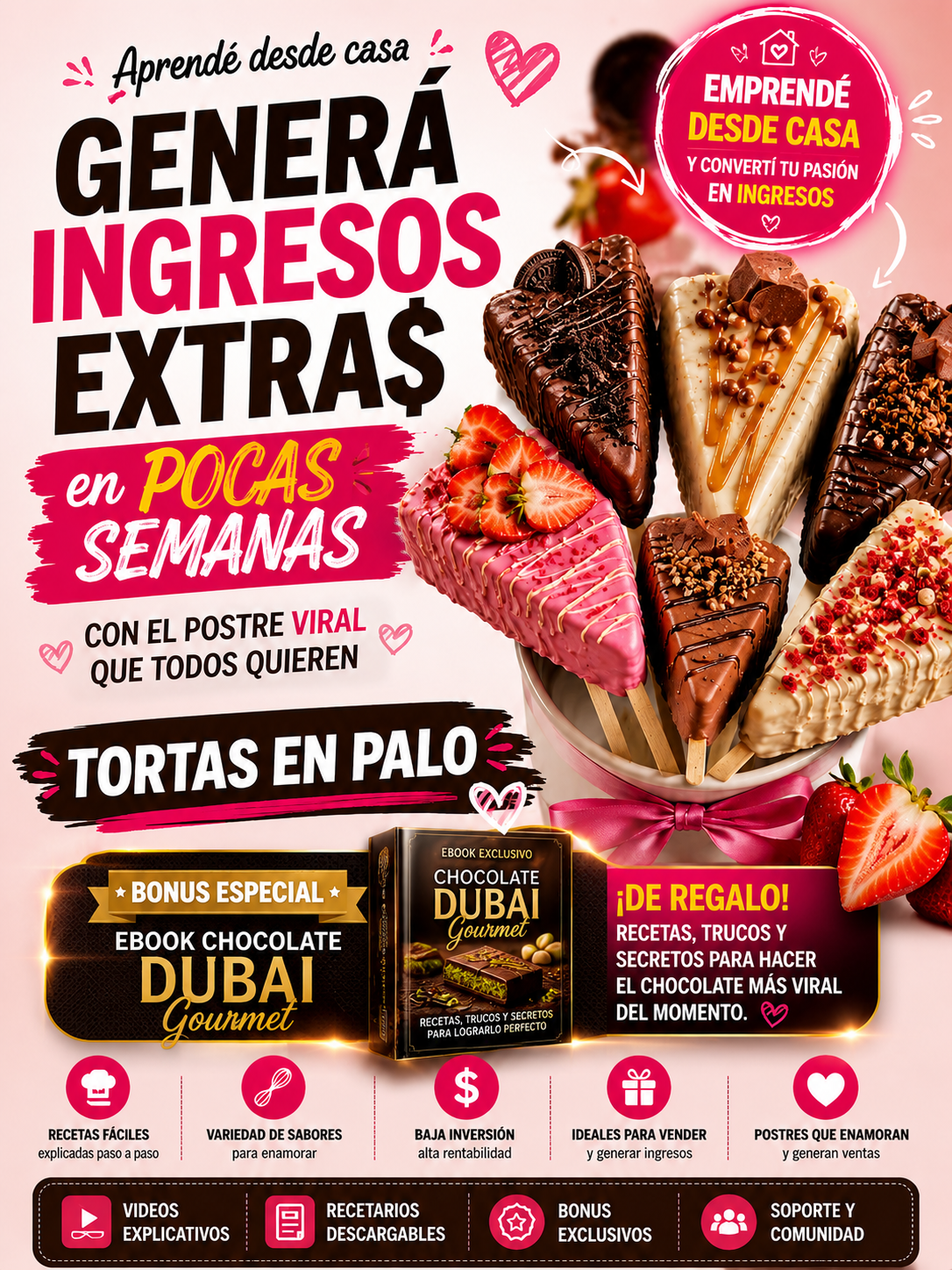 TORTAS EN PALO🍓